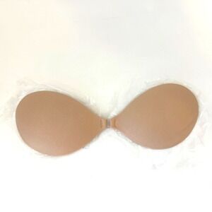 BOOMBA Sticky Bra Beige Size AA Strapless Adhesive Silicone NEW